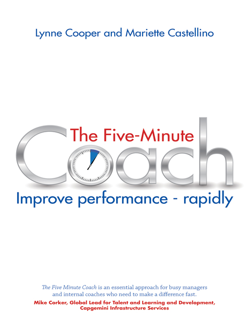 Title details for The Five Minute Coach by Lynne Cooper - Available